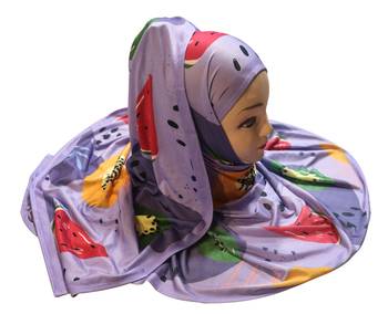 Justkartit Women'S Multi Color Casual Wear Jersey Stretchable Material Printed Hijab Scarf Dupatta 4