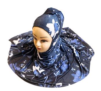 Justkartit Women'S Multi Color Daily Wear Jersey Stretchable Material Printed Hijab Scarf Dupatta 1