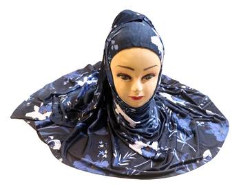 Justkartit Women'S Multi Color Daily Wear Jersey Stretchable Material Printed Hijab Scarf Dupatta 3