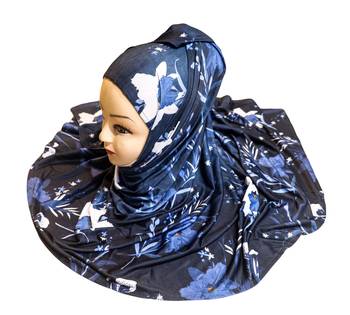 Justkartit Women'S Multi Color Daily Wear Jersey Stretchable Material Printed Hijab Scarf Dupatta 4