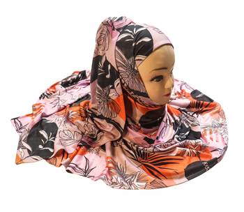 Justkartit Women'S Daily Wear Jersey Stretchable Material Printed Hijab Scarf Dupatta  5
