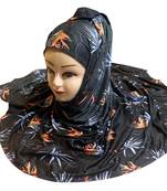 Justkartit Women'S Islamic Wear Jersey Stretchable Material Printed Hijab Scarf Dupatta