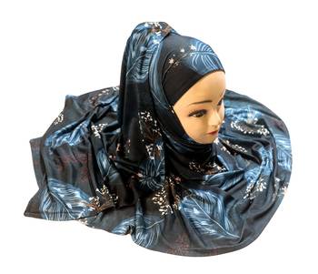 Justkartit Women'S Jersey Stretchable Material Printed Hijab Scarf Dupatta 5