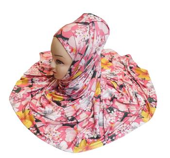 Justkartit Women'S Floral Printed Outdoor Wear Jersey Stretchable Material Printed Hijab Scarf Dupatta 5