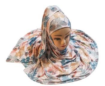 Justkartit Women'S Jersey Stretchable Material Printed Hijab Scarf Dupatta 1