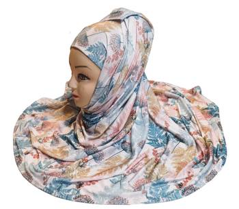 Justkartit Women'S Jersey Stretchable Material Printed Hijab Scarf Dupatta 4