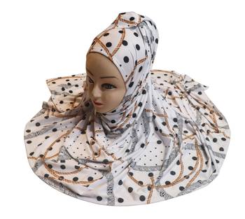 Justkartit Women'S Jersey Stretchable Material Printed Hijab Scarf Dupatta 1