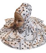 Justkartit Women'S Jersey Stretchable Material Printed Hijab Scarf Dupatta