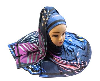 Justkartit Women'S Outdoor Wear Jersey Stretchable Material Printed Hijab Scarf Dupatta 1