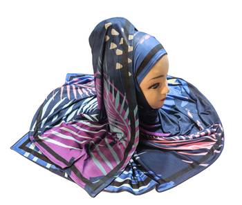 Justkartit Women'S Outdoor Wear Jersey Stretchable Material Printed Hijab Scarf Dupatta 4
