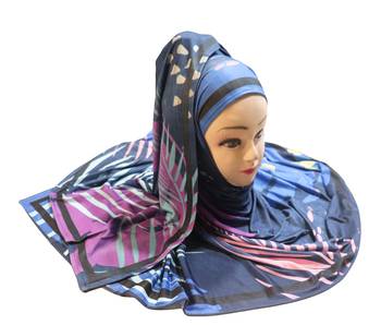 Justkartit Women'S Outdoor Wear Jersey Stretchable Material Printed Hijab Scarf Dupatta 5