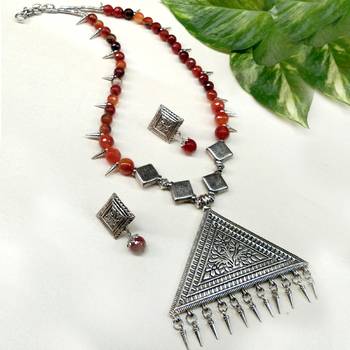 Brown Agate Necklaces 1