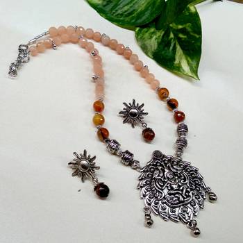 Brown Agate Necklaces 1