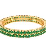 Green Cubic Zirconia Bangles And Bracelets