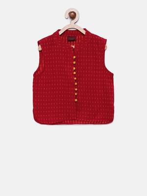 Gold plain polyester boys-kurta-pyjama 4
