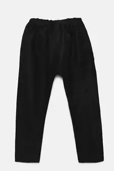 Black plain polyester boys-kurta-pyjama