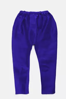 Blue plain polyester boys-kurta-pyjama