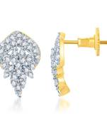 White cubic zirconia earrings