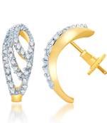 White cubic zirconia earrings