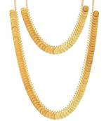 Gold diamond necklace-sets