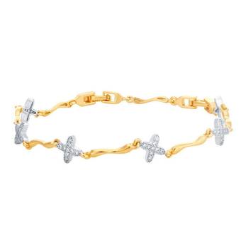 Gold diamond bracelets 1