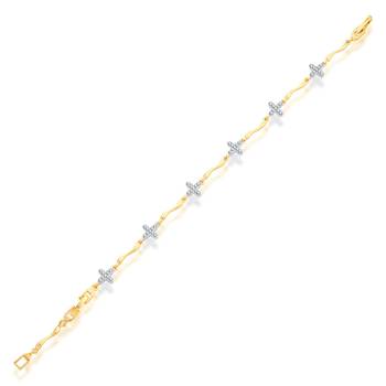 Gold diamond bracelets 2
