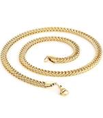 Gold diamond collar-necklace