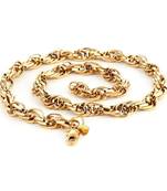 Gold diamond collar-necklace