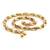 Gold diamond collar-necklace
