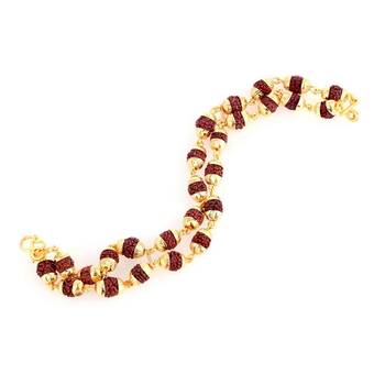 Gold pearl collar-necklace 1