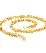 Gold diamond collar-necklace