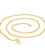 Gold pearl collar-necklace