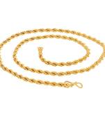 Gold pearl collar-necklace