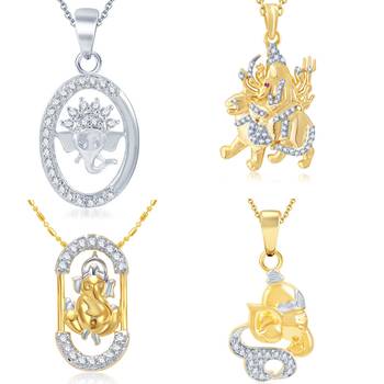 Gold diamond pendants 1