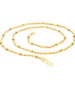 Gold pearl collar-necklace