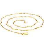 Gold pearl collar-necklace