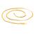 Gold pearl collar-necklace