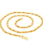 Gold pearl collar-necklace