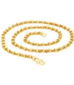 Gold pearl collar-necklace