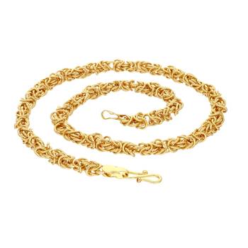 Gold pearl collar-necklace 1