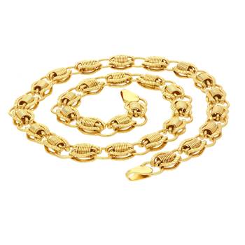 Gold pearl collar-necklace 1
