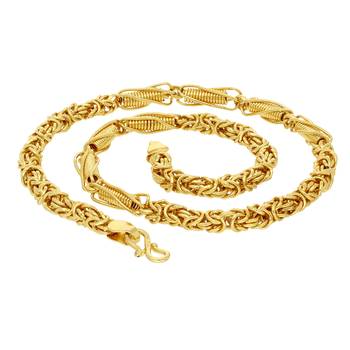 Gold pearl collar-necklace 1
