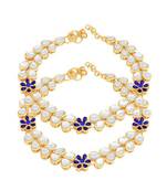 Gold diamond anklets