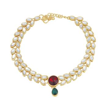 Gold diamond anklets 2