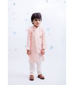 Pink Plain Kurta Set