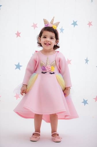 Peach Unicorn Dress