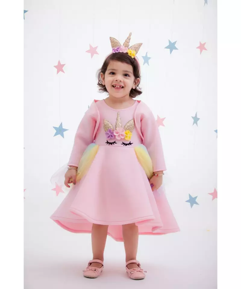 Peach Unicorn Dress