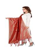 Red Color jacquard Banarasi silk Dupatta