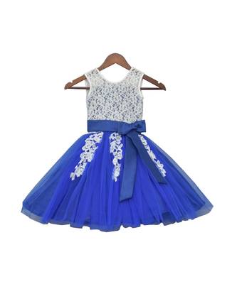 White and Blue Dress 2