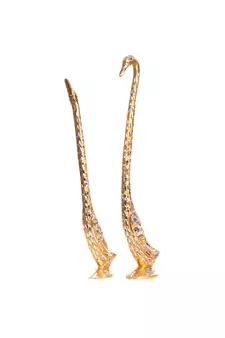 Cute Love Birds with 13 Inch Height Decorative Figurine